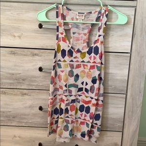 Racer back tank top